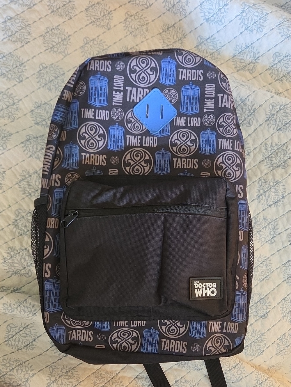 Bioworld Doctor Who TARDIS Black & Blue Backpack